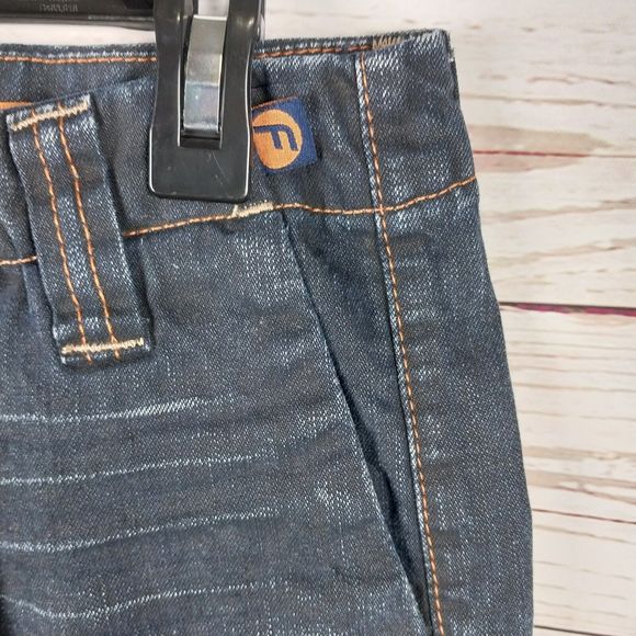 FREESOUL Funamentals Sake Jeans Straight Leg Low Rise W26 L33 Dark Blue Denim - Picture 5 of 15